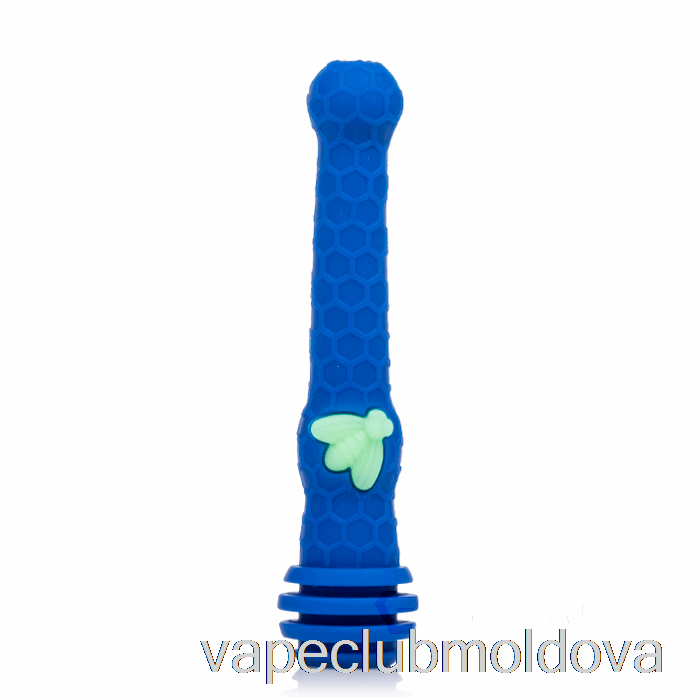 Vape Mod Stratus Honey Dipper Silicon Dab Straw Bleumarin / Albine UV (albină Albastru / Verde UV)